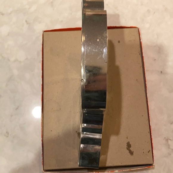 Vintage metal Santa cookie cutter (large) original box Santa Claus Cooky Cutter - Picture 9 of 14